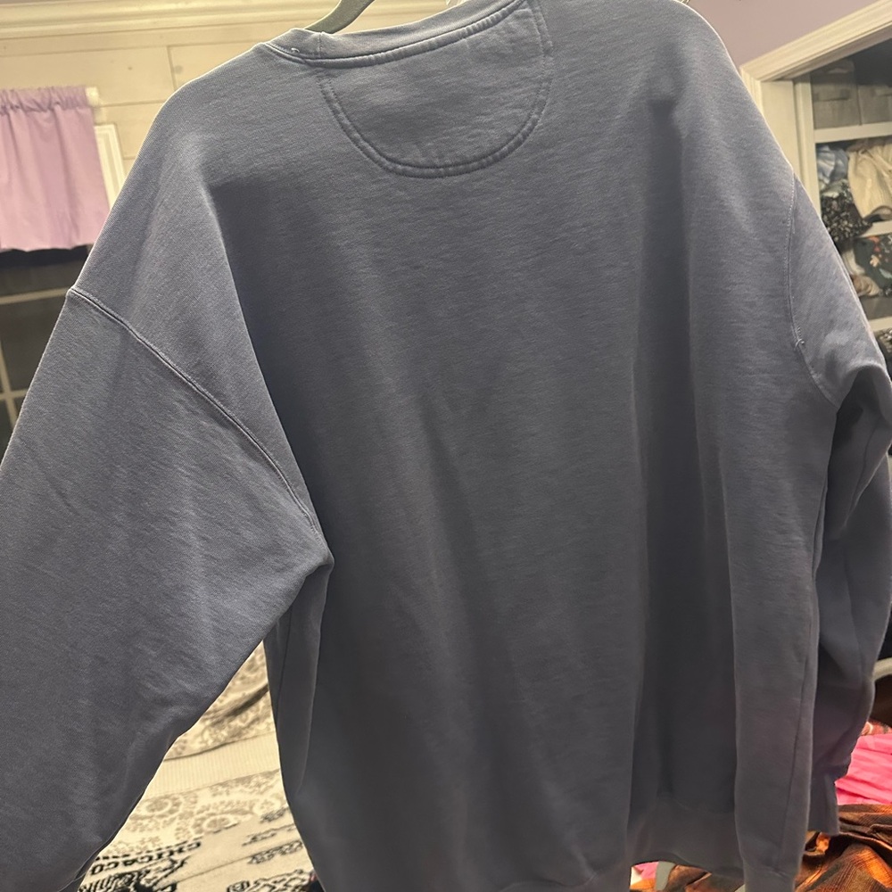 Comfort Colors Taylor Swift 1989 (Taylor’s Version) Blue Crew Neck Sweater - Picture 4 of 4